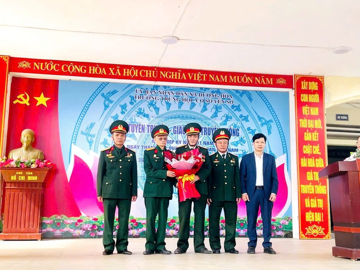 Hội Cựu chiến binh xã Dương Hoà tuyên truyền, giáo dục truyền thống cho thế hệ trẻ - Ảnh 7.