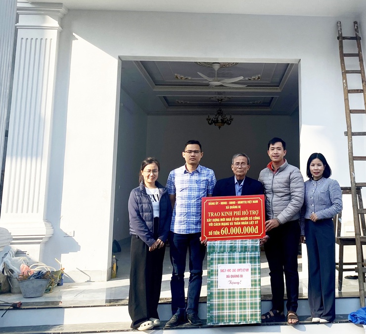 Xã Quảng Bị: trao kinh phí hỗ trợ xây mới nhà ở cho 06 hộ người có công và thân nhân liệt sĩ đợt 4- Ảnh 4.