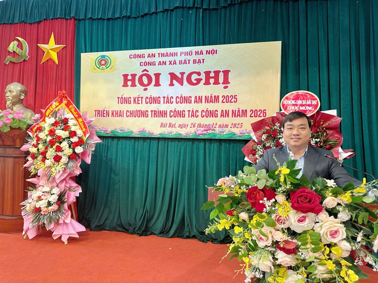 Công an xã Bất Bạt tổ chức Hội nghị tổng kết công tác công an năm 2025, triển khai chương trình công tác năm 2026- Ảnh 4.