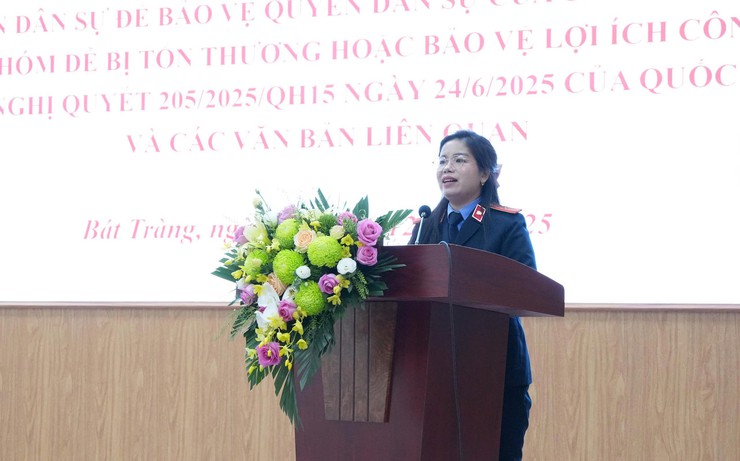 Xã Bát Tràng phối hợp với Viện Kiểm sát nhân dân khu vực 5 tuyên truyền thực hiện thí điểm đề án khởi kiện vụ án dân sự bảo vệ nhóm dễ bị tổn thương- Ảnh 2.