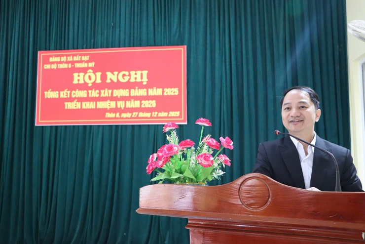 Chi bộ thôn 6 xã Bất Bạt tổ chức hội nghị tổng kết công tác năm 2025 và triển khai nhiệm vụ năm 2026- Ảnh 5.