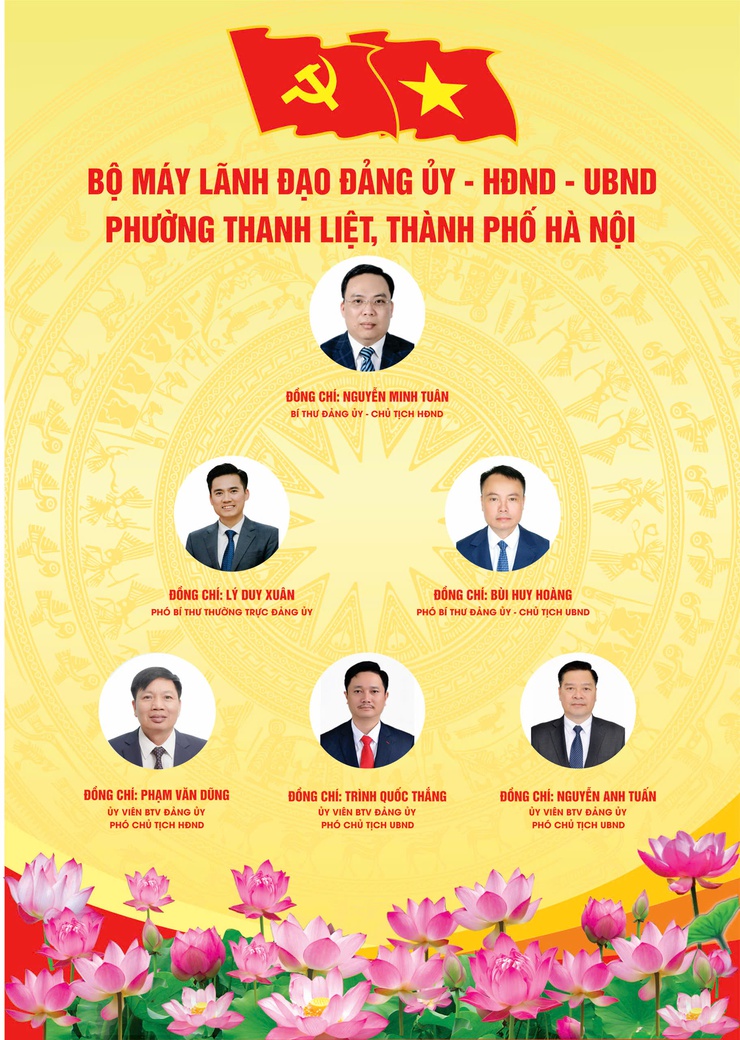 Cơ cấu tổ chức phường Thanh Liệt- Ảnh 1.