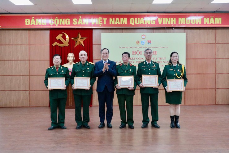 Ủy ban MTTQ Việt Nam phường Lĩnh Nam tổ chức Hội nghị tổng kết công tác Mặt trận và hoạt động của các tổ chức chính trị – xã hội năm 2025; triển khai phương hướng, nhiệm vụ trọng tâm năm 2026.- Ảnh 4.