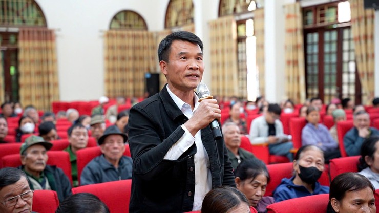 Hội nghị phổ biến các quy định của Nhà nước về chính sách bồi thường hỗ trợ tái định cư dự án đầu tư xây dựng đường sắt đô thị thành phố Hà Nội, tuyến số 5, Văn Cao - Ngọc Khánh - Láng - Hoà Lạc- Ảnh 1.