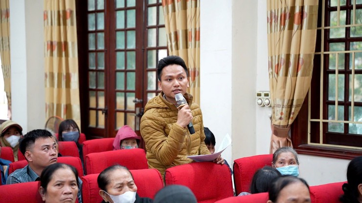 Hội nghị phổ biến các quy định của Nhà nước về chính sách bồi thường hỗ trợ tái định cư dự án đầu tư xây dựng đường sắt đô thị thành phố Hà Nội, tuyến số 5, Văn Cao - Ngọc Khánh - Láng - Hoà Lạc- Ảnh 5.