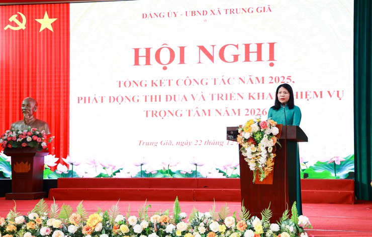 XÃ TRUNG GIÃ PHÁT ĐỘNG PHONG TRÀO THI ĐUA NĂM 2026- Ảnh 1.