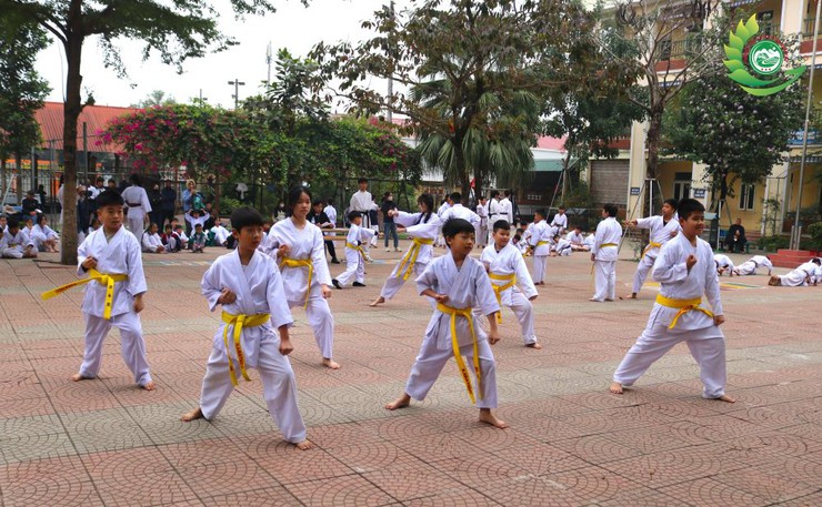 Xã Phú Cát tổ chức kỳ thi lên đai Karate cho hơn 200 võ sinh- Ảnh 7.