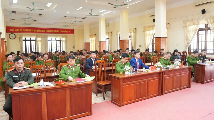 Công an xã Dương Hoà tổng kết công tác năm 2025, triển khai chương trình công tác năm 2026 - Ảnh 1.