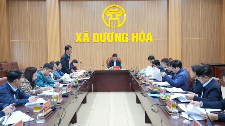 Ban Chấp hành Đảng bộ xã khoá I, nhiệm kỳ 2025-2030 tổ chức hội nghị lần thứ 07 - Ảnh 1.