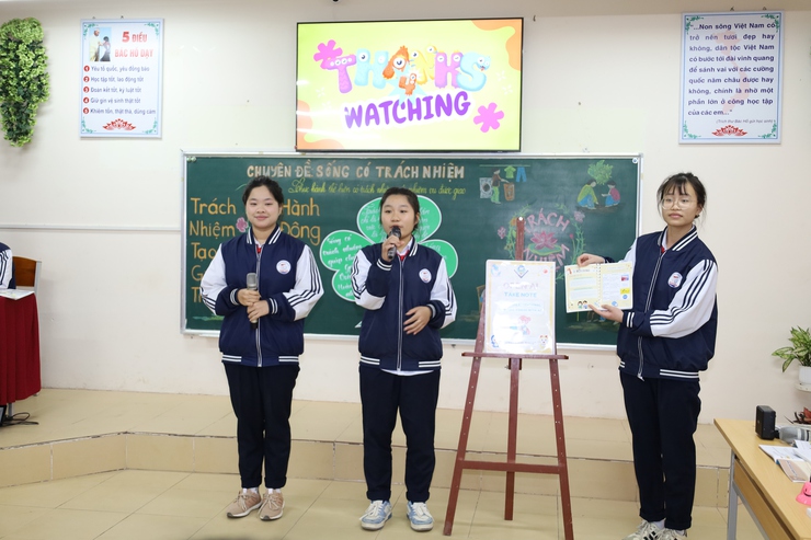 Trường THCS Xuân Sơn tổ chức dạy chuyên đề môn Hoạt động trải nghiệm, hướng nghiệp với ứng dụng trí tuệ nhân tạo AI- Ảnh 4.