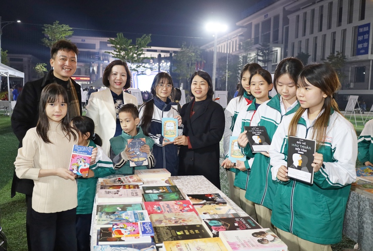 Sôi nổi ngày hội Văn hóa đọc phường Tùng Thiện chào năm mới 2026- Ảnh 2.
