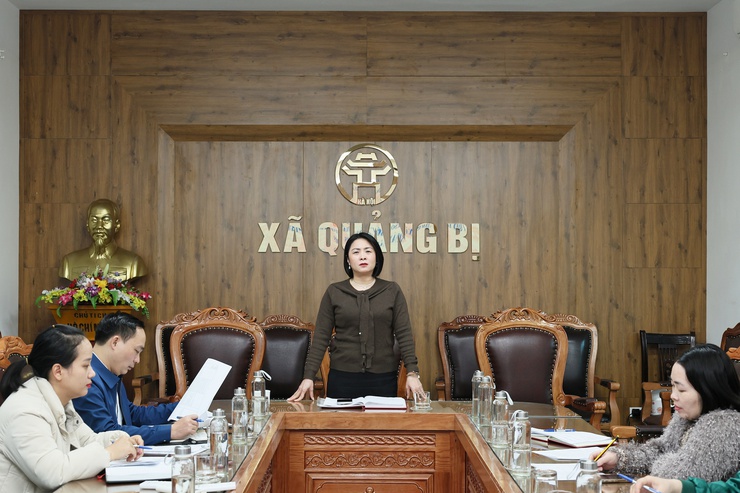 UBND xã Quảng Bị tổ chức hội nghị chấm điểm chỉ số cải cách hành chính năm 2025- Ảnh 2.