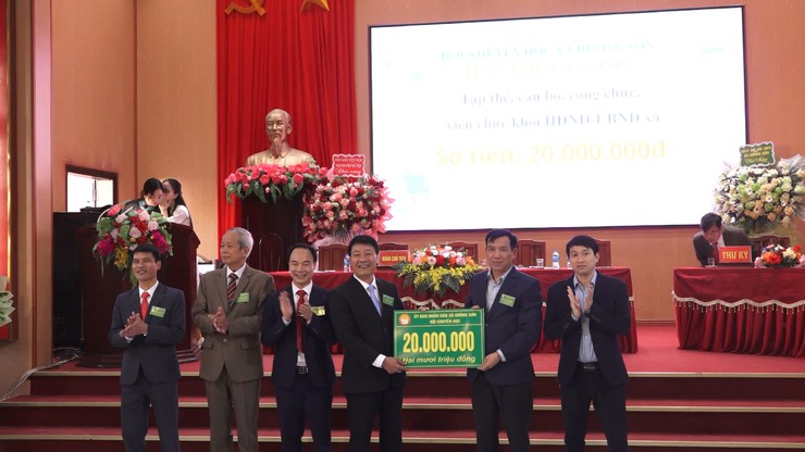 ĐẠI HỘI KHUYẾN HỌC XÃ HƯƠNG SƠN LẦN THỨ NHẤT NHIỆM KỲ 2025 – 2030 THÀNH CÔNG TỐT ĐẸP- Ảnh 4.