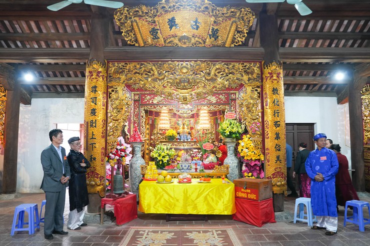 ĐÌNH LÀNG THẠCH THÁN TỔ CHỨC LỄ DÂNG HƯƠNG, TẾ THÀNH HOÀNG LÀNG- Ảnh 2.