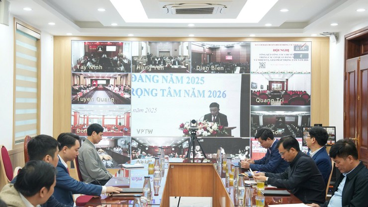 Ban Chỉ đạo Chuyển đổi số trong các cơ quan Đảng tổng kết công tác năm 2025, triển khai nhiệm vụ năm 2026 - Ảnh 1.