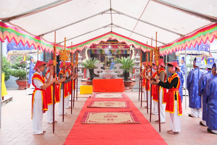 ĐÌNH LÀNG THẠCH THÁN TỔ CHỨC LỄ DÂNG HƯƠNG, TẾ THÀNH HOÀNG LÀNG- Ảnh 11.