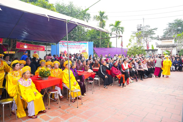 ĐÌNH LÀNG THẠCH THÁN TỔ CHỨC LỄ DÂNG HƯƠNG, TẾ THÀNH HOÀNG LÀNG- Ảnh 1.