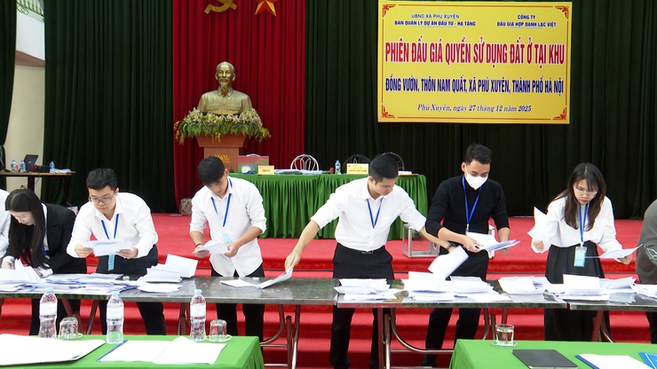 Xã Phú Xuyên tổ chức phiên đấu giá quyền sử dụng đất tại thôn Nam Quất- Ảnh 7.