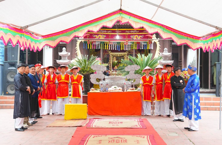 ĐÌNH LÀNG THẠCH THÁN TỔ CHỨC LỄ DÂNG HƯƠNG, TẾ THÀNH HOÀNG LÀNG- Ảnh 6.