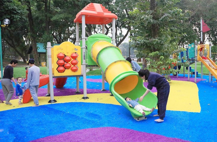 Diện mạo mới của Công viên Nghĩa Đô- Ảnh 2.