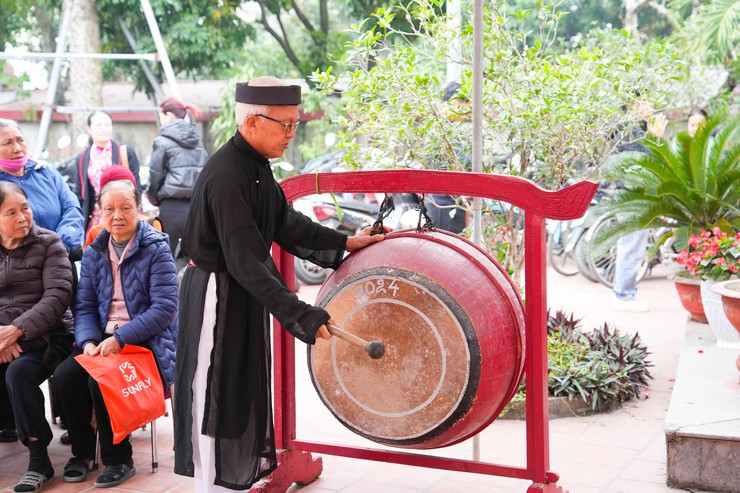 ĐÌNH LÀNG THẠCH THÁN TỔ CHỨC LỄ DÂNG HƯƠNG, TẾ THÀNH HOÀNG LÀNG- Ảnh 9.