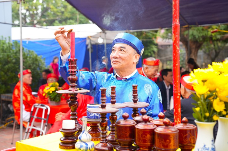 ĐÌNH LÀNG THẠCH THÁN TỔ CHỨC LỄ DÂNG HƯƠNG, TẾ THÀNH HOÀNG LÀNG- Ảnh 10.