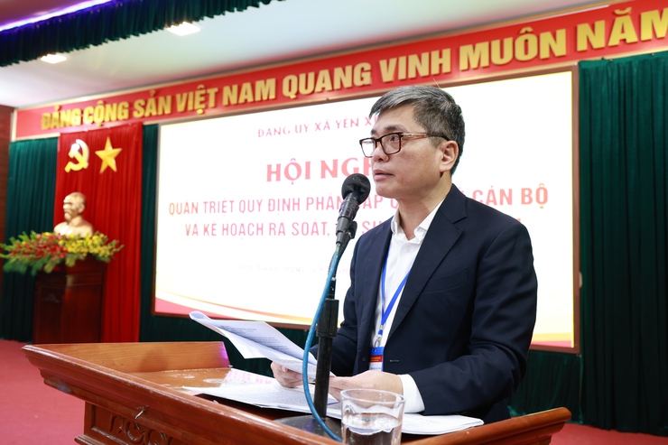 Yên Xuân: Công tác cán bộ “lấy chất lượng làm trọng tâm, không chạy theo số lượng, không hạ thấp tiêu chuẩn vì cơ cấu”- Ảnh 2.