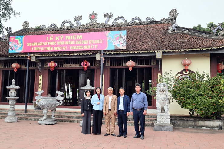 Đình Yên Duyệt – Nơi lưu giữ giá trị lịch sử, văn hóa truyền thống của người dân Tốt Động xã Quảng Bị - Ảnh 6.