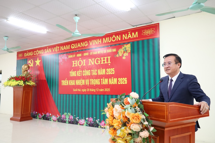 Bí thư Đảng ủy xã Suối Hai: Làm thật, không hình thức; giữ đà phát triển sau sáp nhập- Ảnh 1.