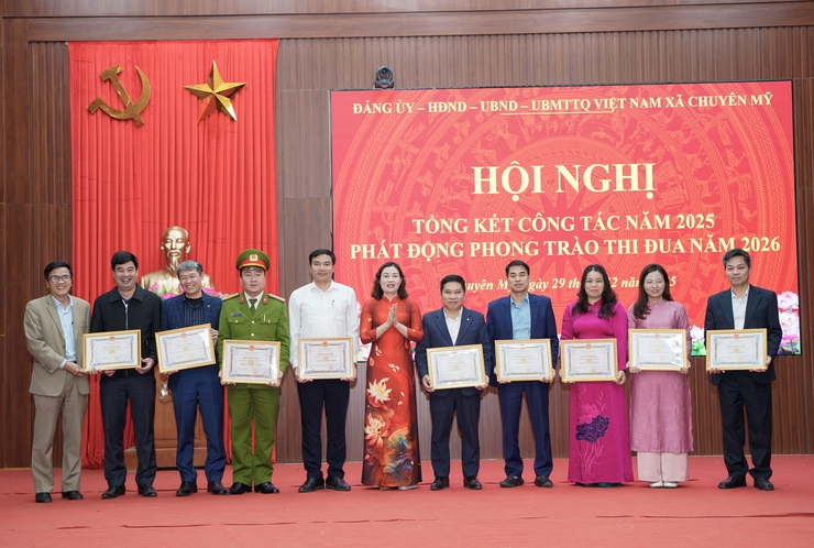 Xã Chuyên Mỹ tổng kết công tác năm 2025, phát động phong trào thi đua năm 2026- Ảnh 8.