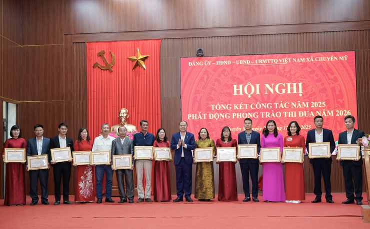 Xã Chuyên Mỹ tổng kết công tác năm 2025, phát động phong trào thi đua năm 2026- Ảnh 10.