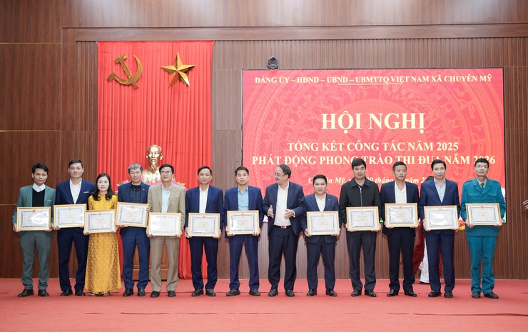 Xã Chuyên Mỹ tổng kết công tác năm 2025, phát động phong trào thi đua năm 2026- Ảnh 17.