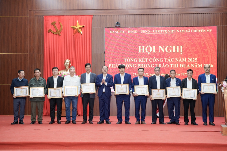 Xã Chuyên Mỹ tổng kết công tác năm 2025, phát động phong trào thi đua năm 2026- Ảnh 11.