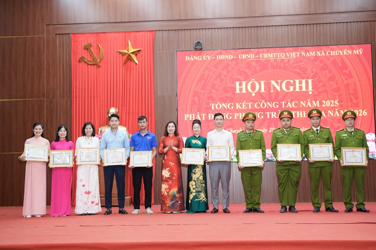 Xã Chuyên Mỹ tổng kết công tác năm 2025, phát động phong trào thi đua năm 2026- Ảnh 15.