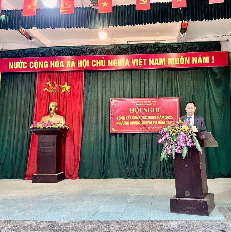 CÁC CHI BỘ TỔ DÂN PHỐ TỔ CHỨC HỘI NGHỊ TỔNG KẾT CÔNG TÁC ĐẢNG NĂM 2025, TRIỂN KHAI NHIỆM VỤ NĂM 2026- Ảnh 2.