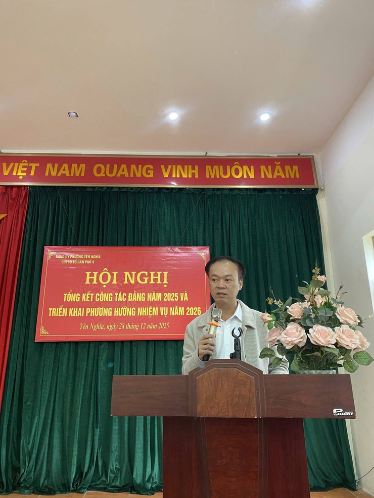 CÁC CHI BỘ TỔ DÂN PHỐ TỔ CHỨC HỘI NGHỊ TỔNG KẾT CÔNG TÁC ĐẢNG NĂM 2025, TRIỂN KHAI NHIỆM VỤ NĂM 2026- Ảnh 3.