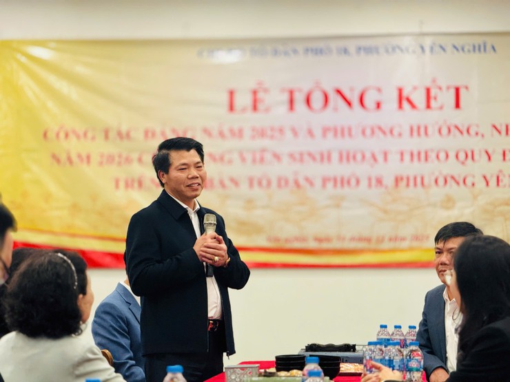 CÁC CHI BỘ TỔ DÂN PHỐ TỔ CHỨC HỘI NGHỊ TỔNG KẾT CÔNG TÁC ĐẢNG NĂM 2025, TRIỂN KHAI NHIỆM VỤ NĂM 2026- Ảnh 1.