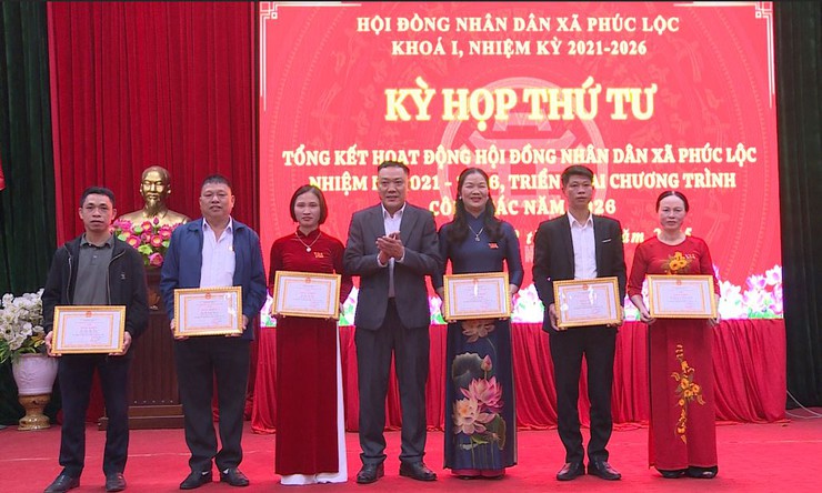 HĐND xã Phúc Lộc tổ chức Kỳ họp thứ Tư tổng kết hoạt động HĐND xã nhiệm kỳ 2021-2026, triển khai chương trình công tác năm 2026- Ảnh 9.