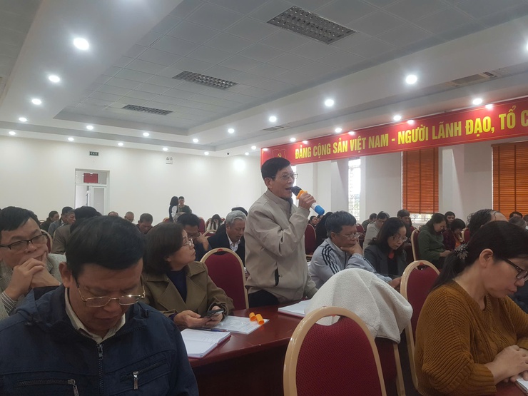 Hội nghị đại biểu HĐND phường Đông Ngạc tiếp xúc cử tri sau Kỳ họp thứ năm HĐND phường khóa I, nhiệm kỳ 2021-2026- Ảnh 4.