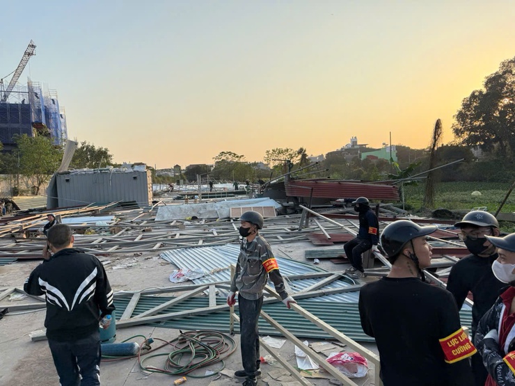 UBND xã Thanh Trì cưỡng chế công trình xây dựng trái phép trên đất nông nghiệp- Ảnh 2.