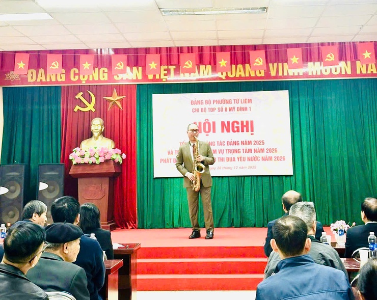 Chi bộ Tổ dân phố số 8 Mỹ Đình 1 tổ chức Hội nghị tổng kết công tác xây dựng Đảng năm 2025, triển khai phương hướng, nhiệm vụ năm 2026- Ảnh 5.