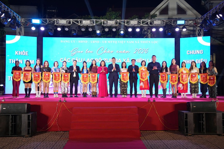 Xã Thiên Lộc tổ chức giao lưu các Câu lạc bộ Zumba chào Xuân 2026- Ảnh 2.