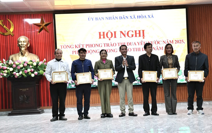 Xã Hòa Xá tổng kết phong trào thi đua yêu nước năm 2025, phát động thi đua năm 2026- Ảnh 5.