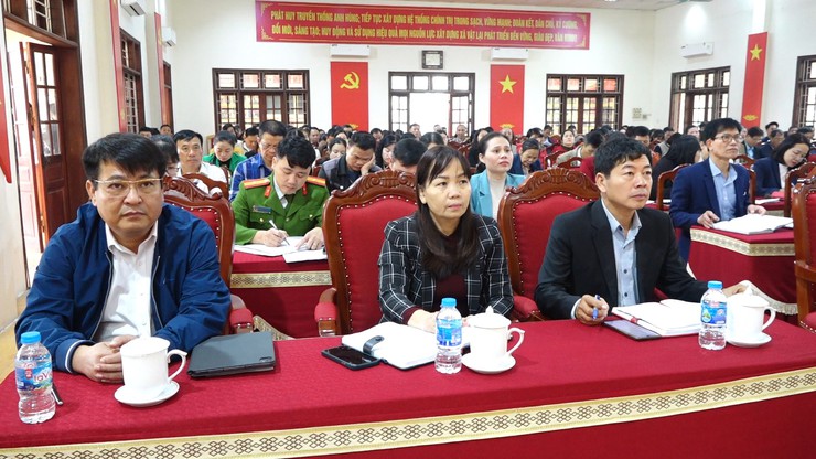 Hội nghị triển khai công tác kiểm điểm, đánh giá, xếp loại chất lượng tổ chức đảng, đảng viên và tập thể, cá nhân lãnh đạo, quản lý trong hệ thống chính trị đảng bộ xã Vật Lại- Ảnh 2.