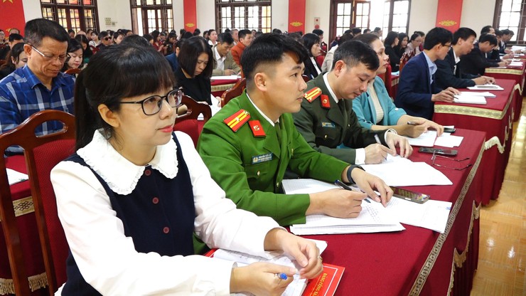 Hội nghị triển khai công tác kiểm điểm, đánh giá, xếp loại chất lượng tổ chức đảng, đảng viên và tập thể, cá nhân lãnh đạo, quản lý trong hệ thống chính trị đảng bộ xã Vật Lại- Ảnh 4.