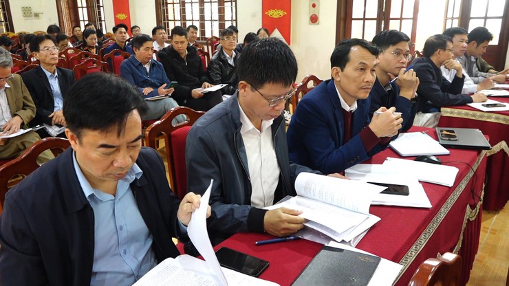 Hội nghị triển khai công tác kiểm điểm, đánh giá, xếp loại chất lượng tổ chức đảng, đảng viên và tập thể, cá nhân lãnh đạo, quản lý trong hệ thống chính trị đảng bộ xã Vật Lại- Ảnh 7.