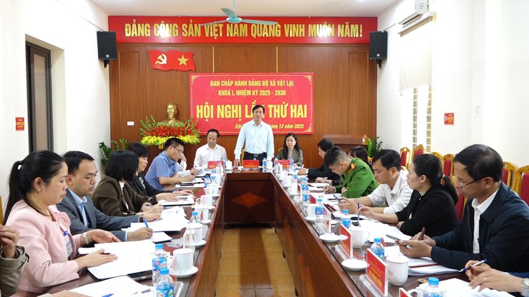 Hội nghị lần thứ Hai Ban chấp hành Đảng bộ xã Vật Lại- Ảnh 6.