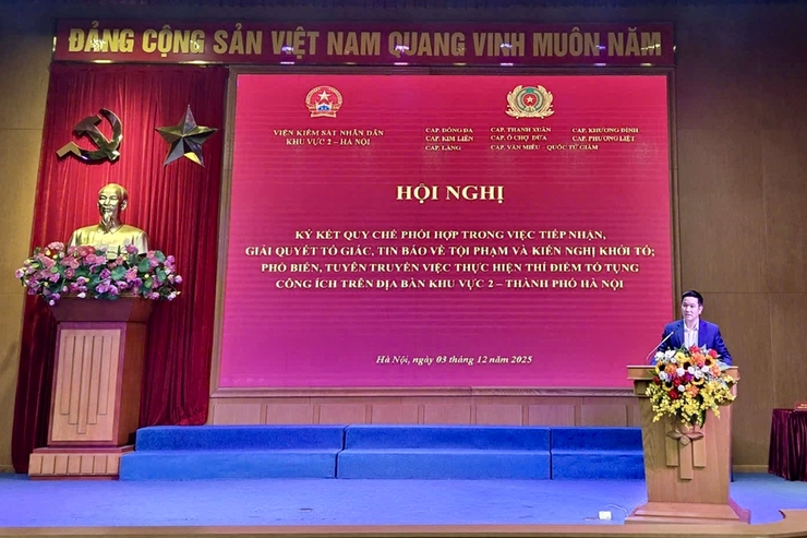 Viện kiểm sát nhân dân Khu vực 2 – Thành phố Hà Nội và Công an các phường trên địa bàn khu vực 2 ký kết Quy chế phối hợp trong việc tiếp nhận, giải quyết tin báo, tố giác về tội phạm và kiến nghị khởi tố- Ảnh 1.