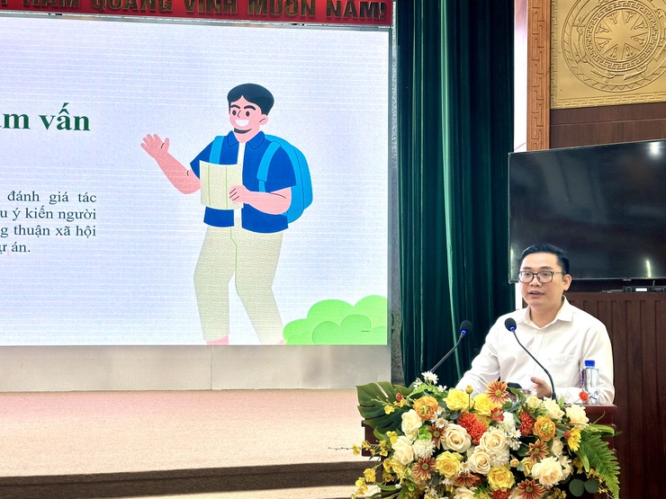 UBND xã Thư Lâm tổ chức hội nghị lấy ý kiến tham vấn cộng đồng trong quá trình thực hiện Báo cáo đánh giá tác động môi trường dự án- Ảnh 4.