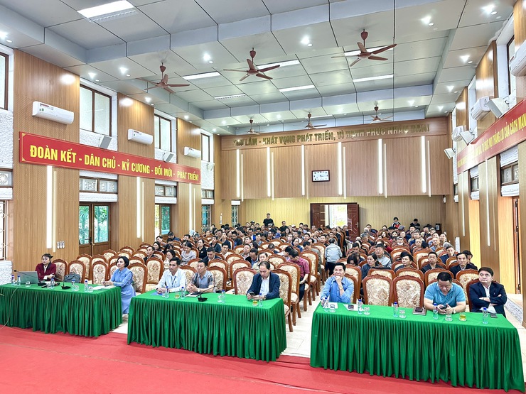 UBND xã Thư Lâm tổ chức hội nghị lấy ý kiến tham vấn cộng đồng trong quá trình thực hiện Báo cáo đánh giá tác động môi trường dự án- Ảnh 5.